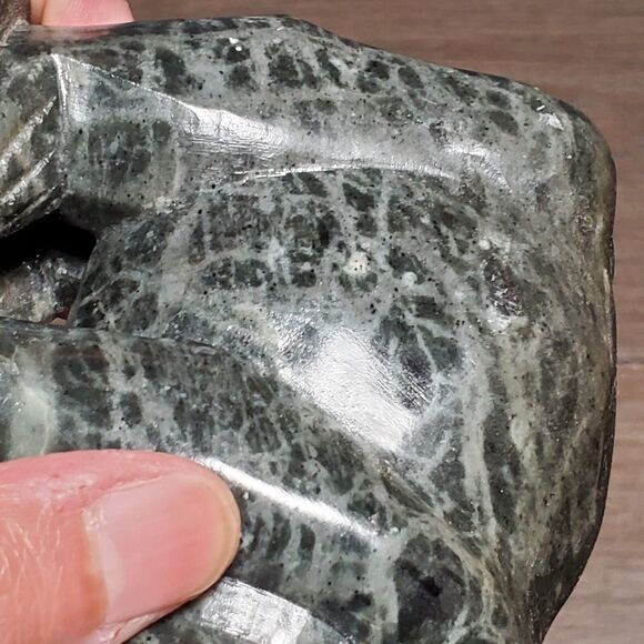 Vintage Grizzly Bear Stone Marble Figure Home Decor Native Forrest Cabin 90s - Picture 11 of 14